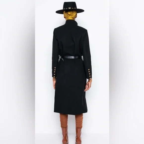 AKIRA BERLIN TRENCH JACKET WITH UTILITY BELT SIZE: XL - Picture 11 of 16